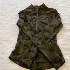 Lululemon Green Camo Define Jacket